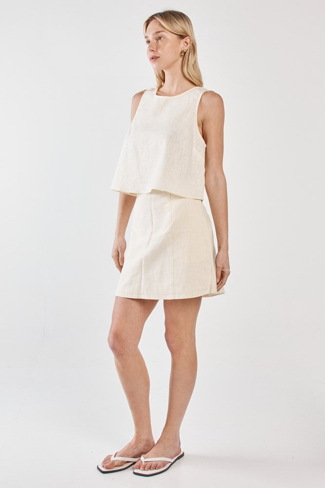 Sass Clothing Vienne Skirt (Butter Yellow)