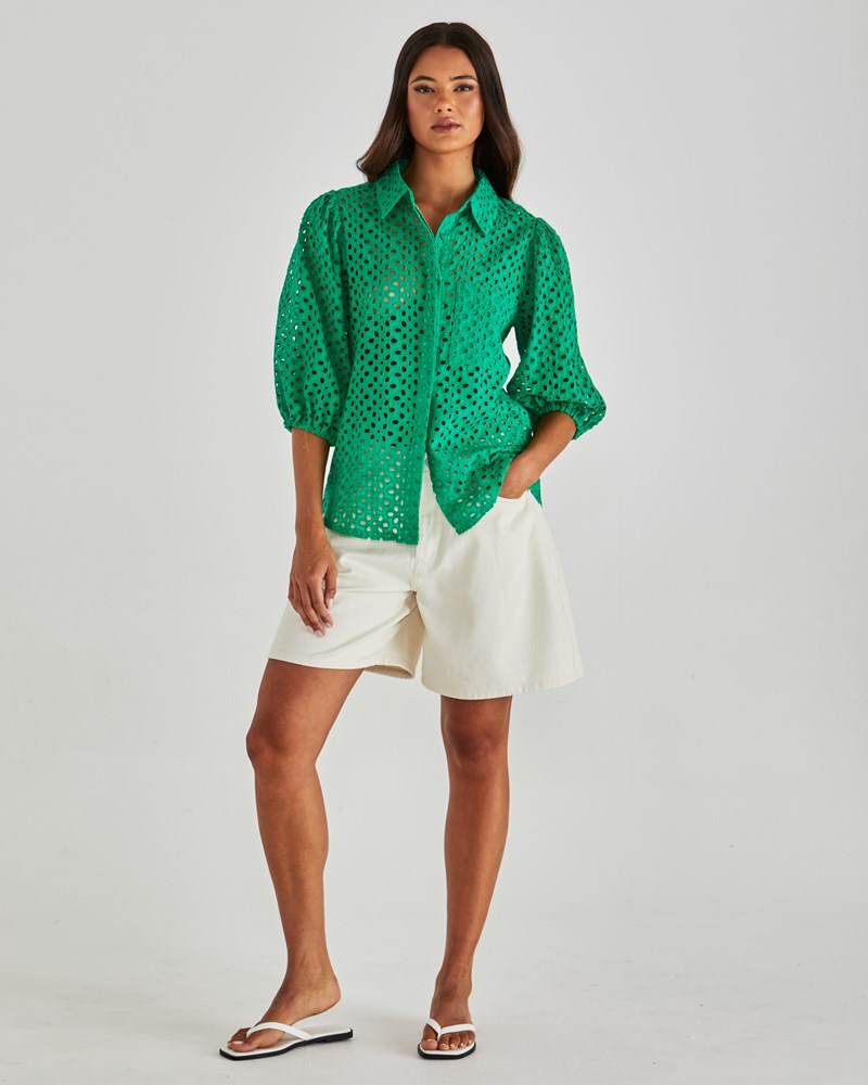 Sass Clothing Steva Shirt (Bright Green)
