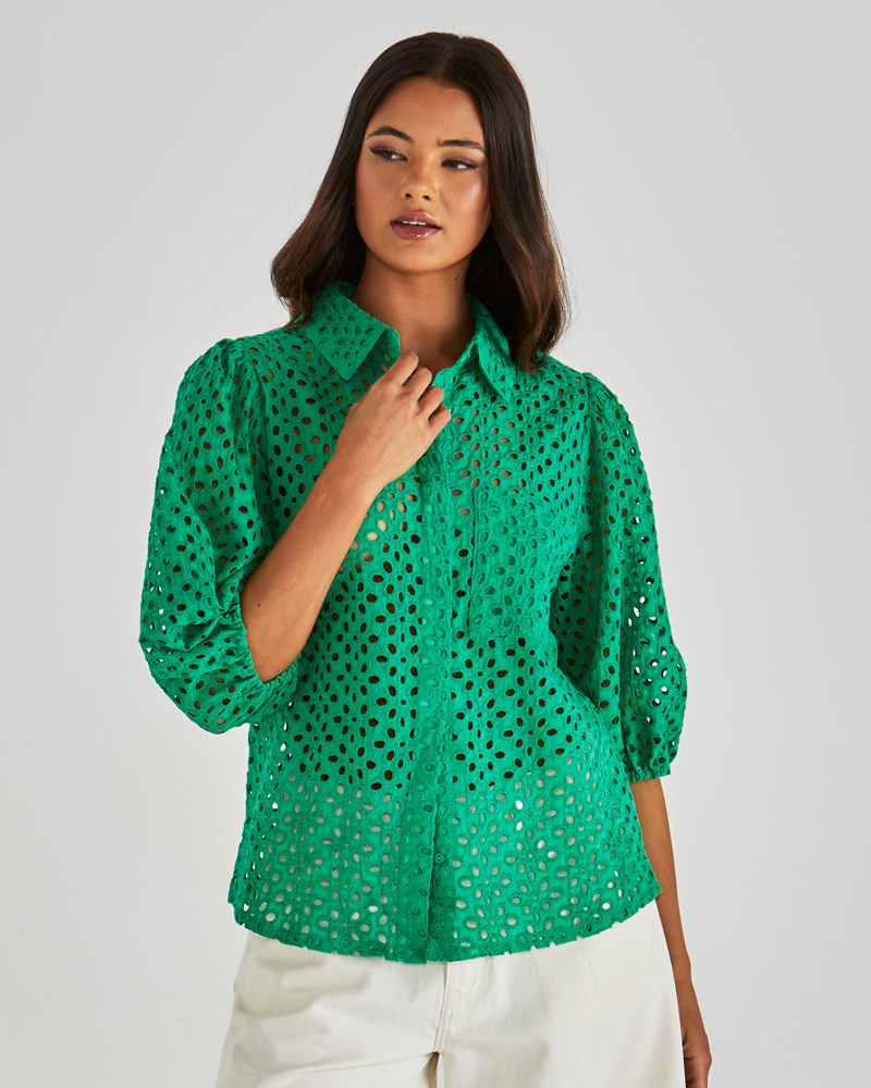 Sass Clothing Steva Shirt (Bright Green)