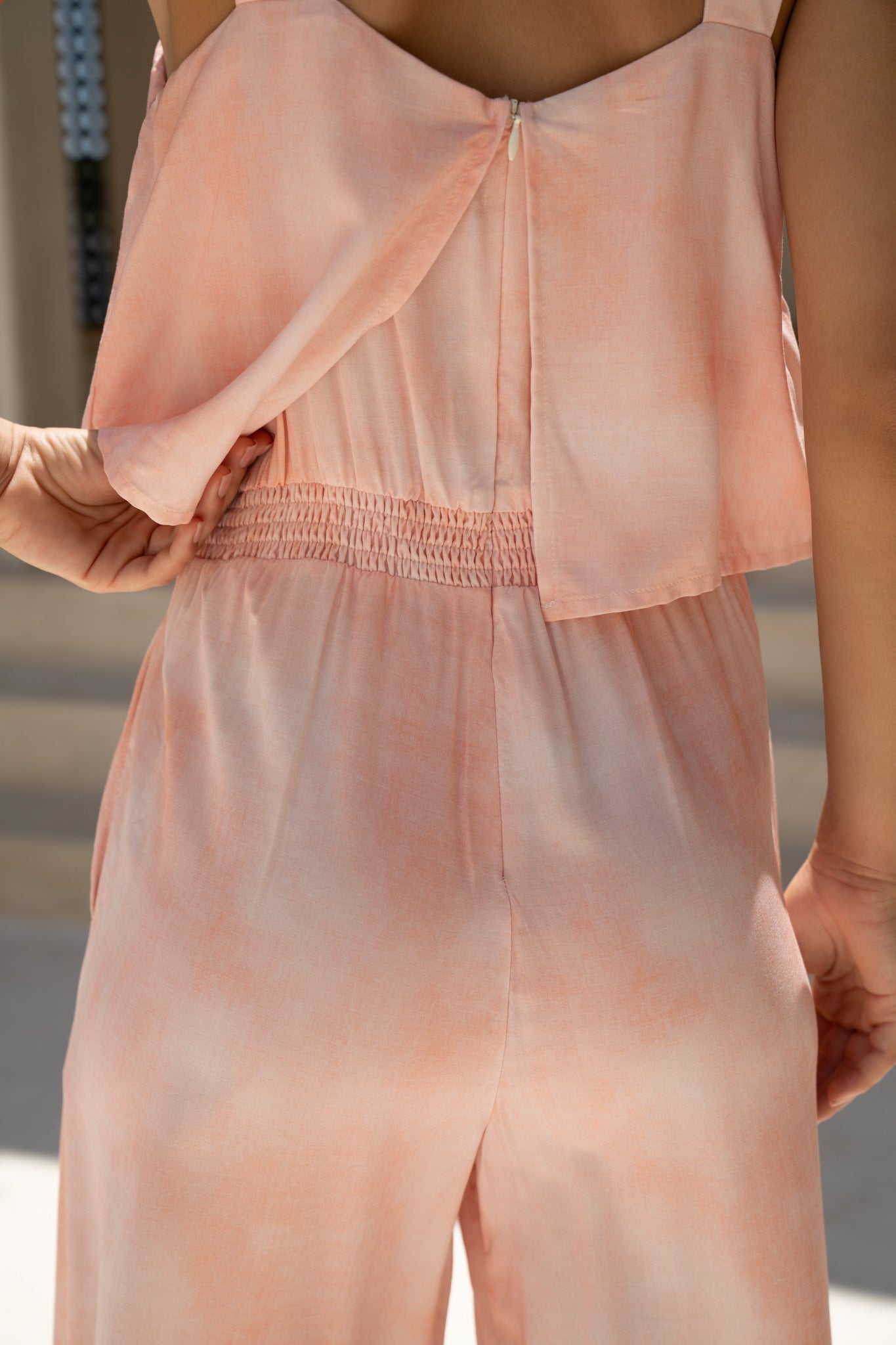 HEYCHIC Marzella Tropical Jumpsuit (Pink)