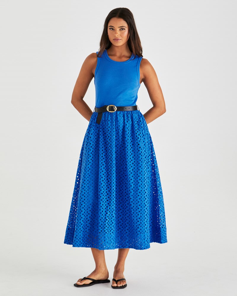 Sass Clothing Pattie Dress (Bright Blue)