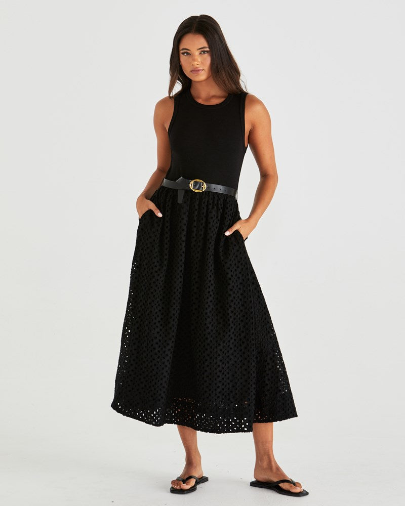 Sass Clothing Pattie Dress (Black)