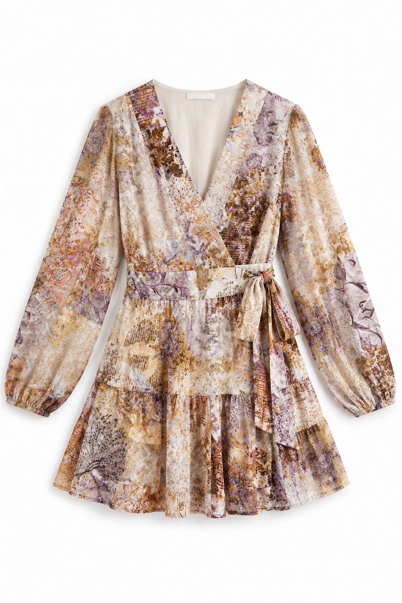 HEYCHIC Lia Purple Mini Dress (Floral)