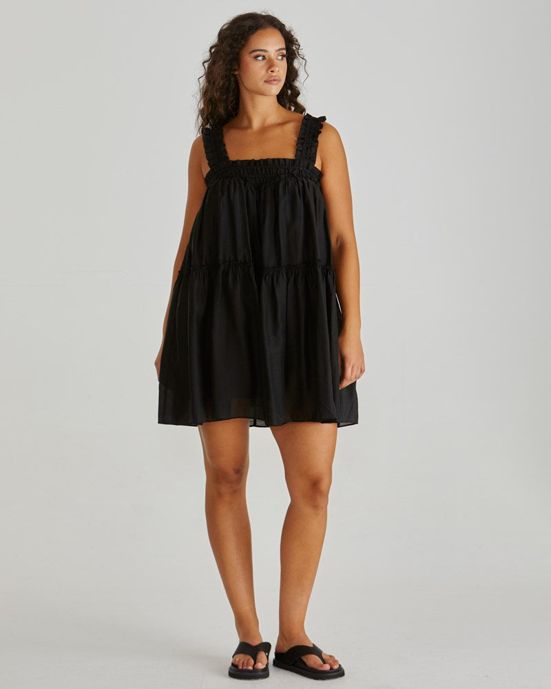 Image of Dresses. Product name - Nellie Dress Black in Black colour by brand - Sass Clothing