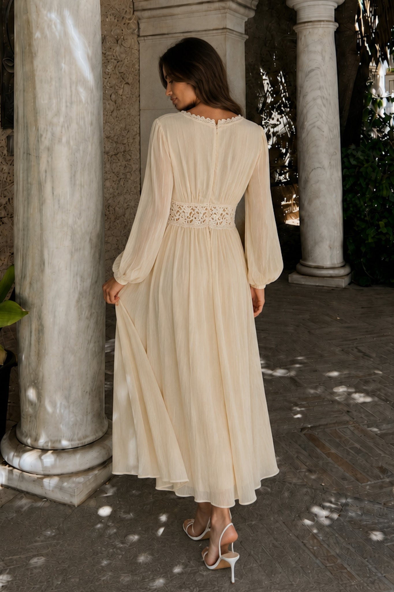 HEYCHIC Brienna Maxi Dress (Yellow)