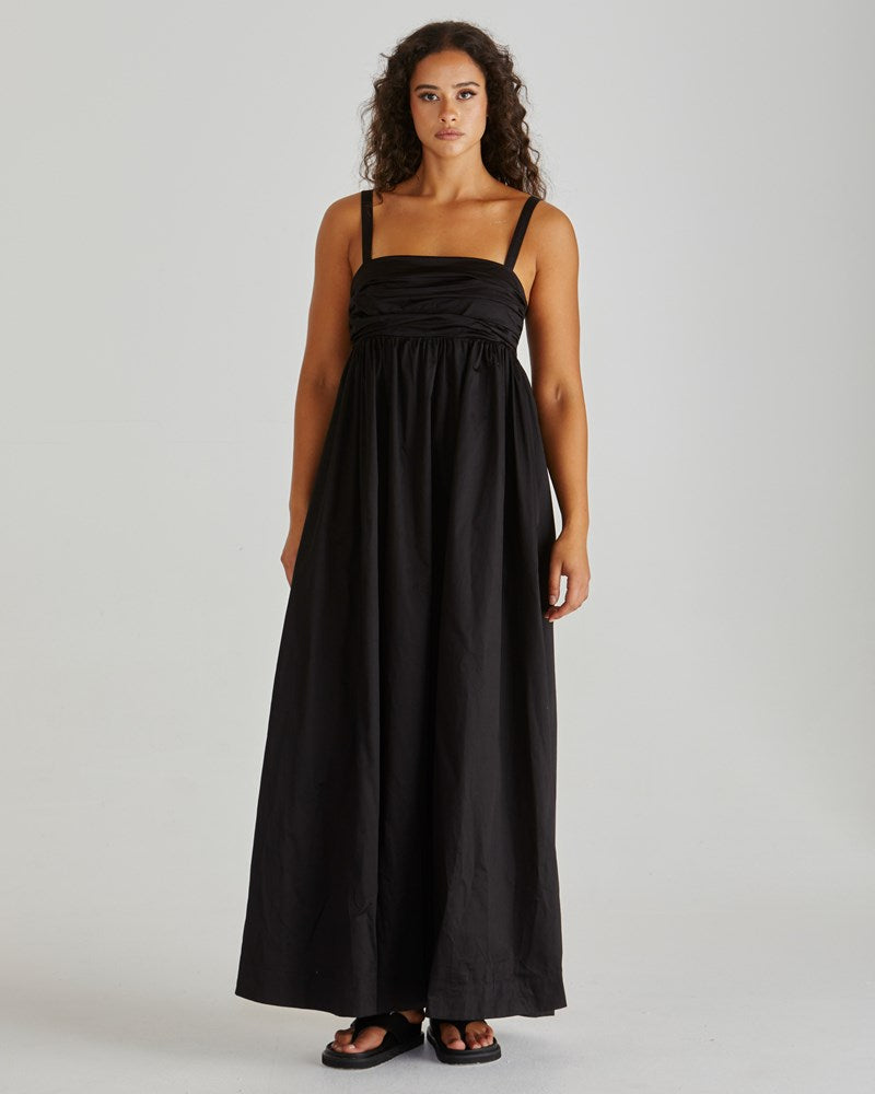 Image of Dresses. Product name - Delaney Maxi Dress Black in Black colour by brand - Sass Clothing