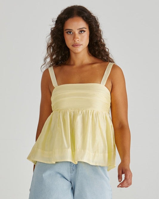 Sass Clothing Della Top (Yellow)