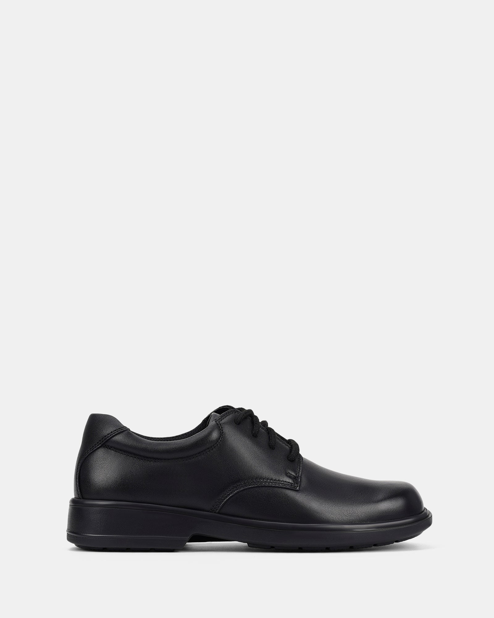 Image of Footwear. Productname: Descent School Shoes Black in Black colour by brand - Clarks