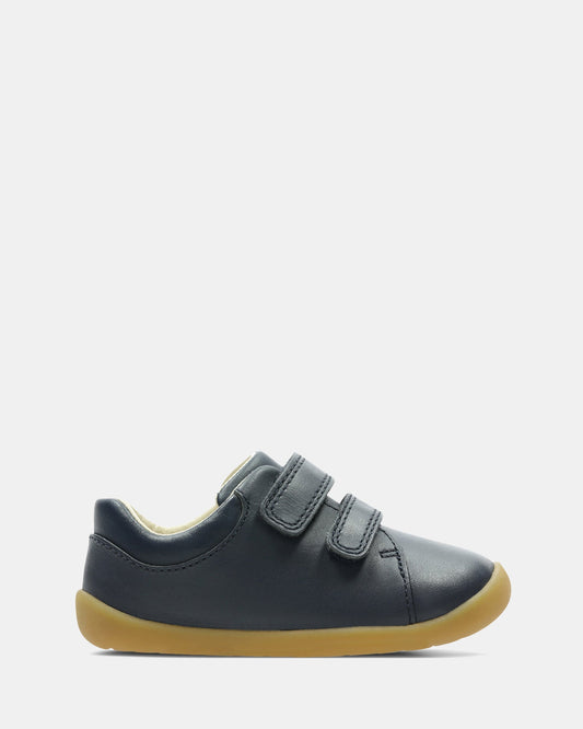 Image of Footwear. Productname: Roamer Craft T Navy Leather in Navy Leather colour by brand - Clarks