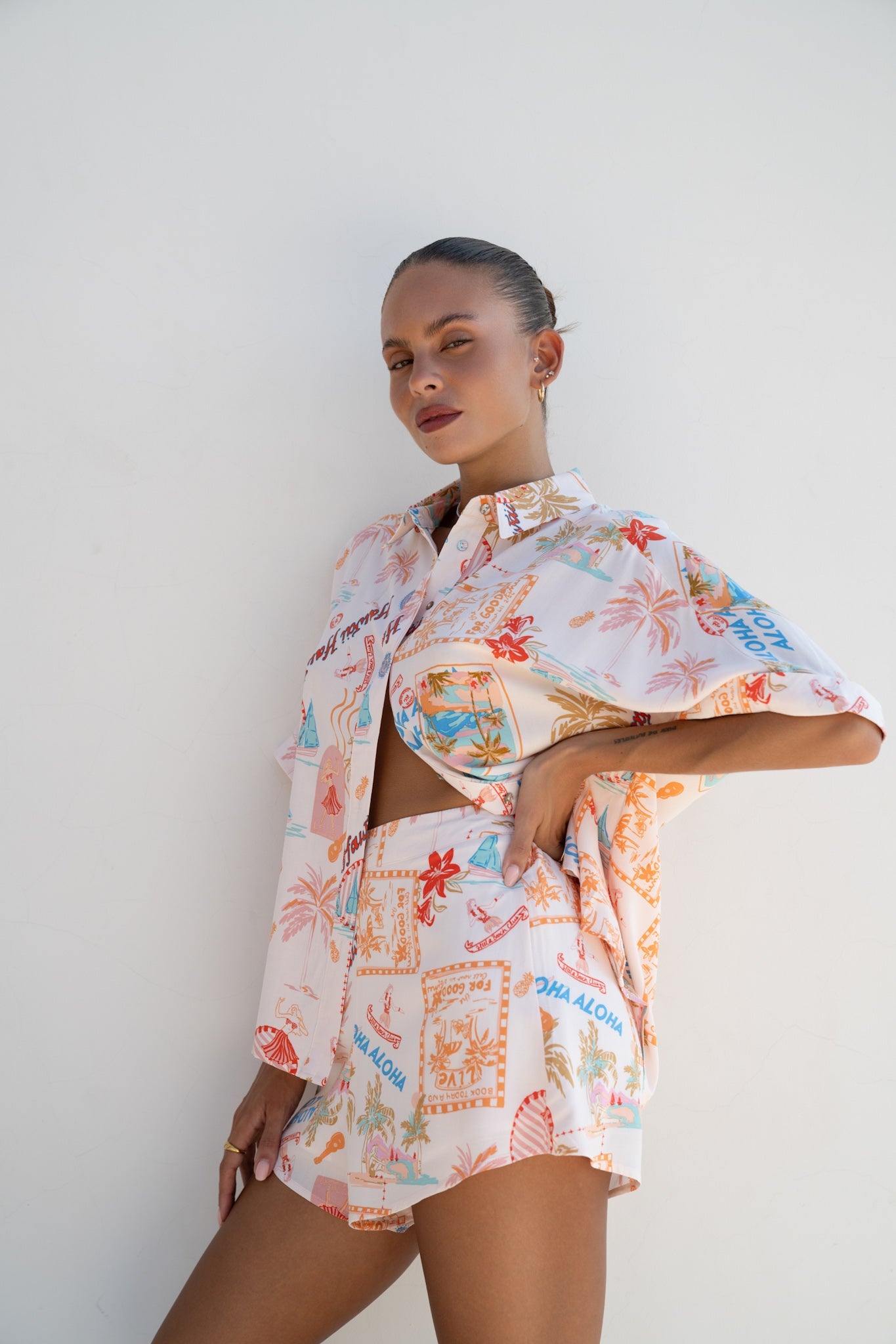 Heychic Aloha Multicolour Abstract Shirt (Multi)