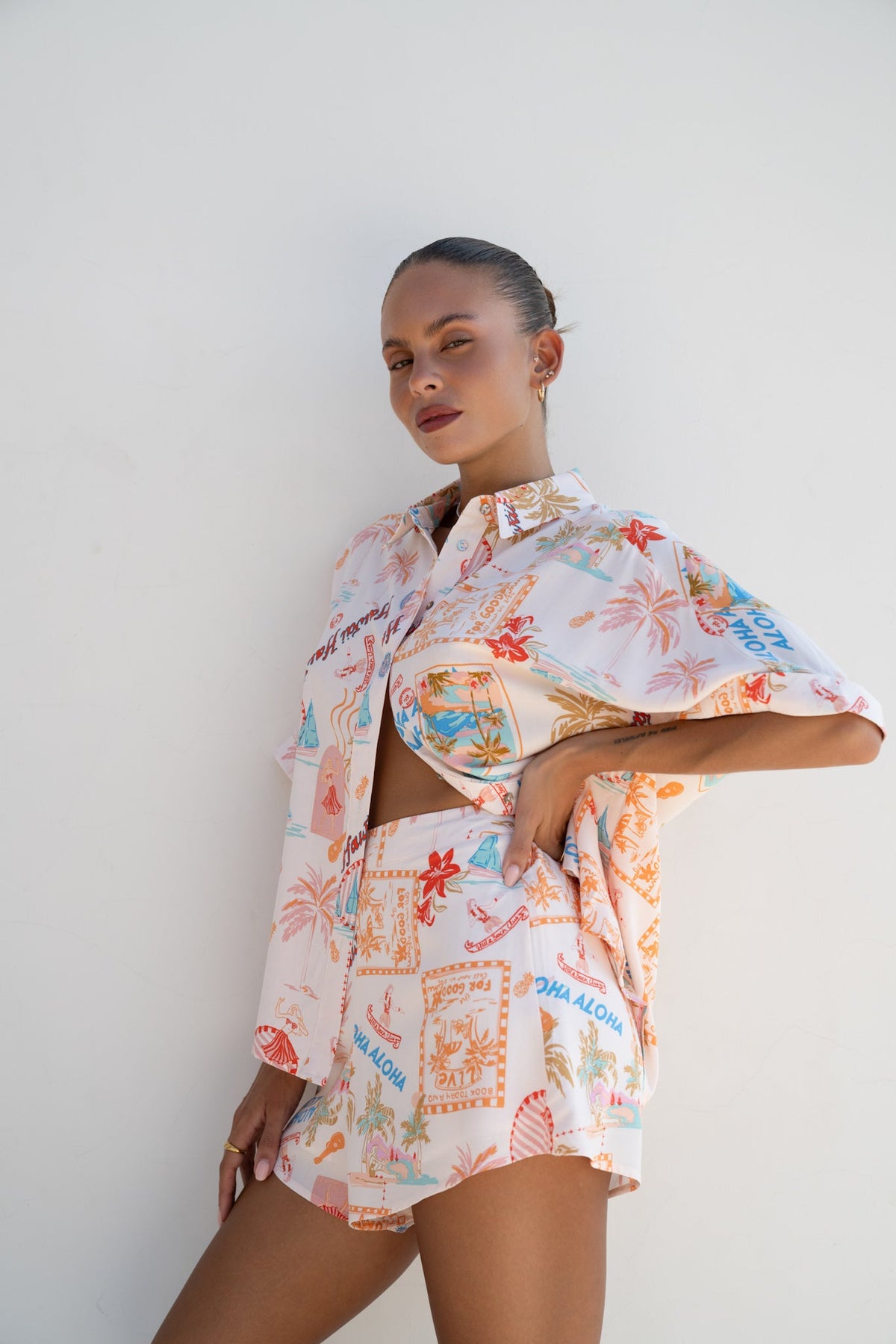 Heychic Aloha Multicolour Abstract Shirt (Multi)