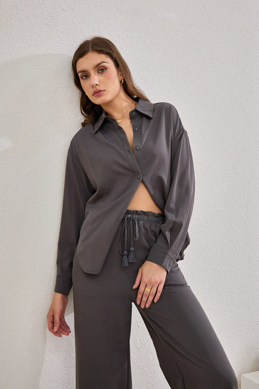 Heychic Page Charcoal Cupro (Shirt)