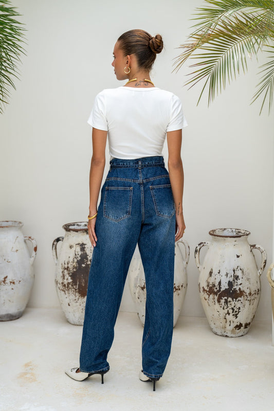 Heychic Sawyer Denim Jeans (Blue)