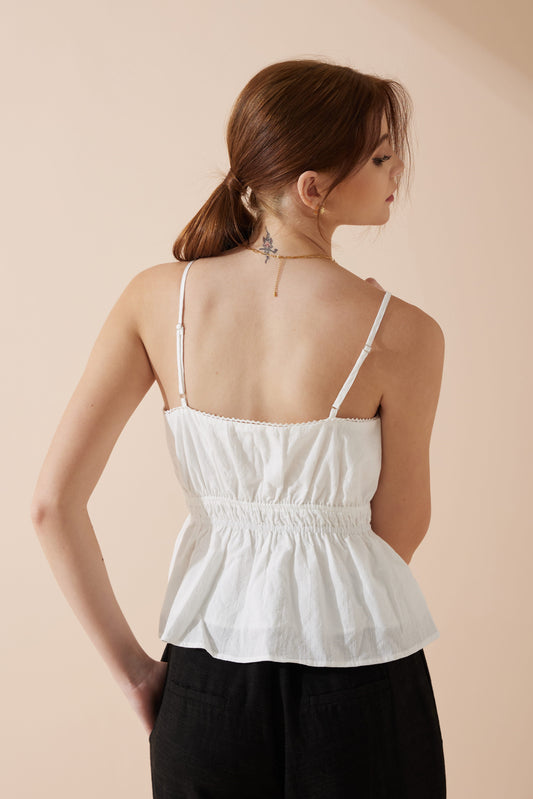 Heychic Ellie Lace Cami Top (White)