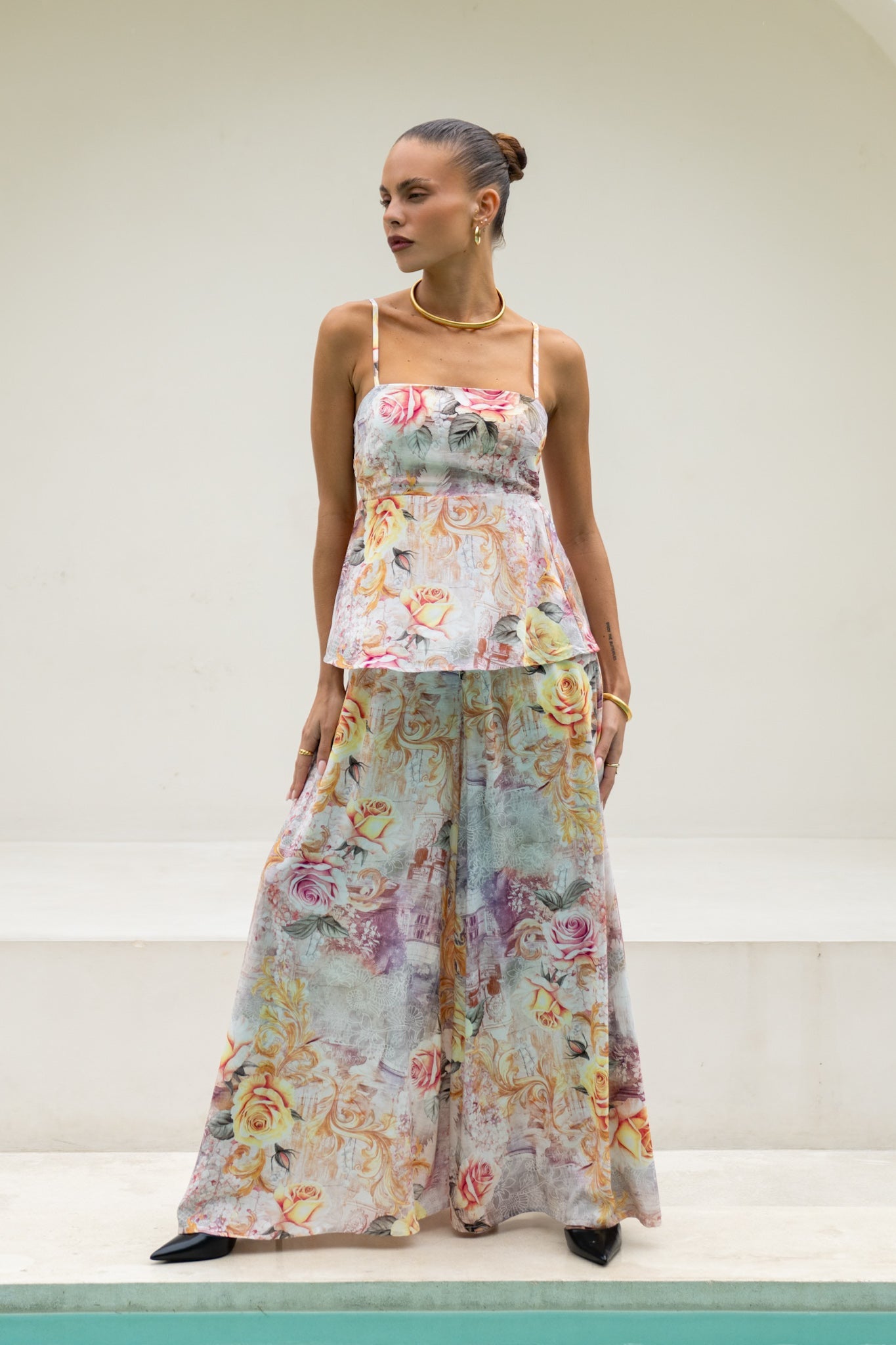 Heychic Carmella Floral Cami Top (Pink)