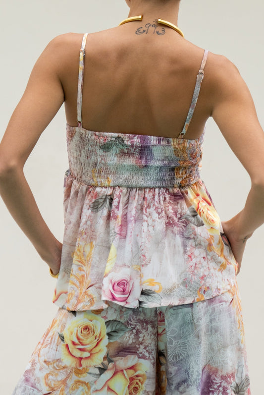 Heychic Carmella Floral Cami Top (Pink)