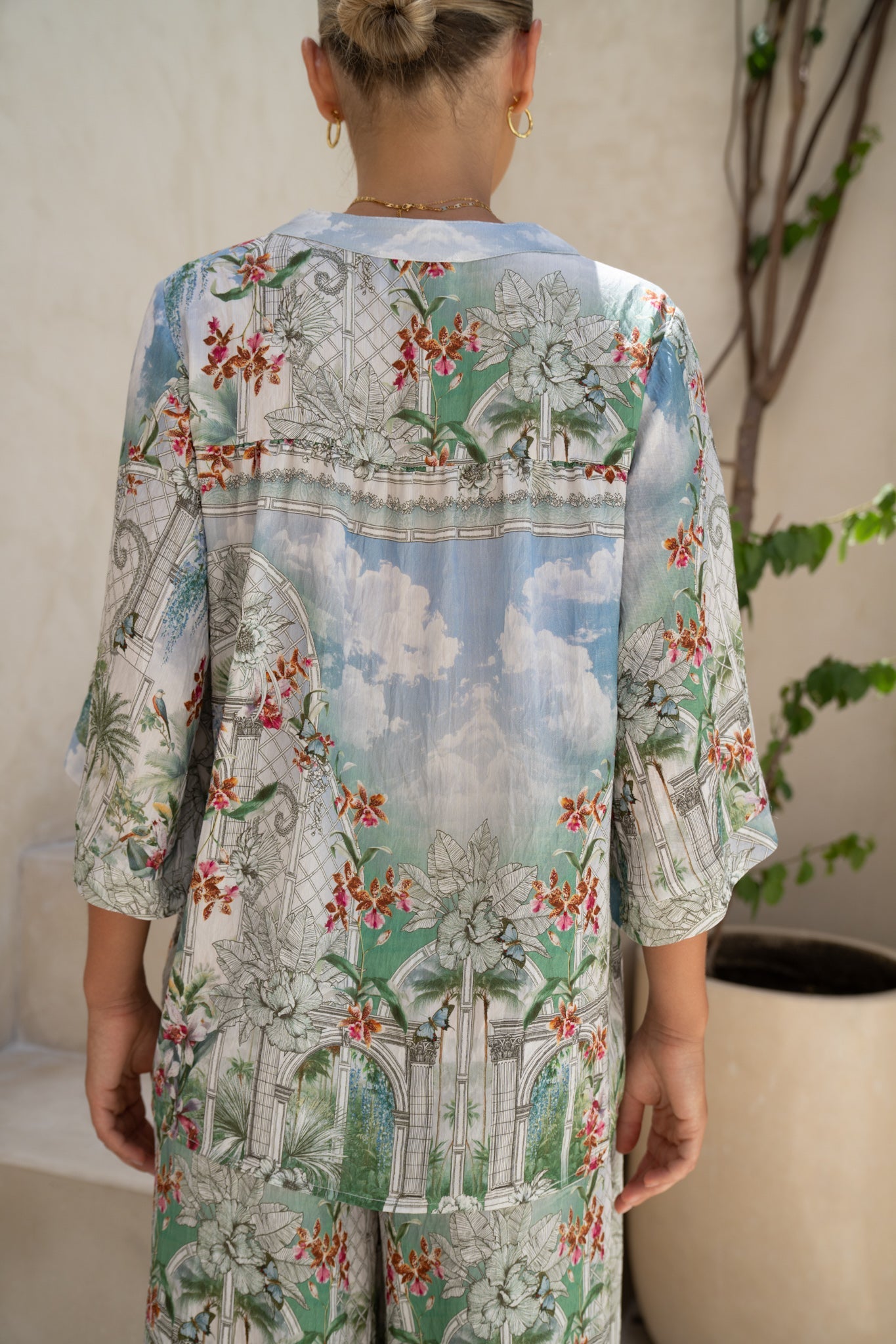 HEYCHIC Elysara Tropical Shirt (Green)