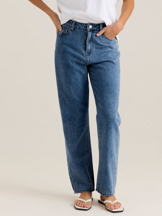Sass Clothing Kalani Straight Leg Jean (Royal Blue Wash)