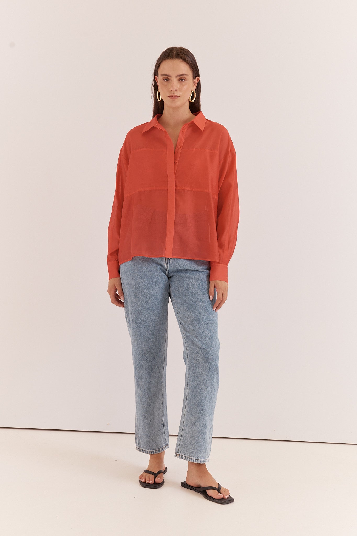 Sass Clothing Kalani Straight Leg Jean (90'S Blue Wash)