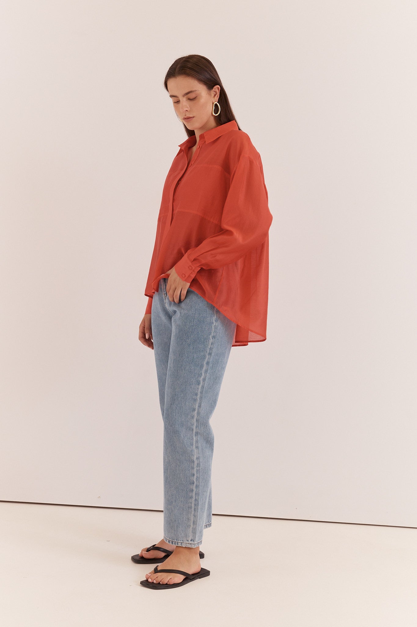Sass Clothing Kalani Straight Leg Jean (90'S Blue Wash)