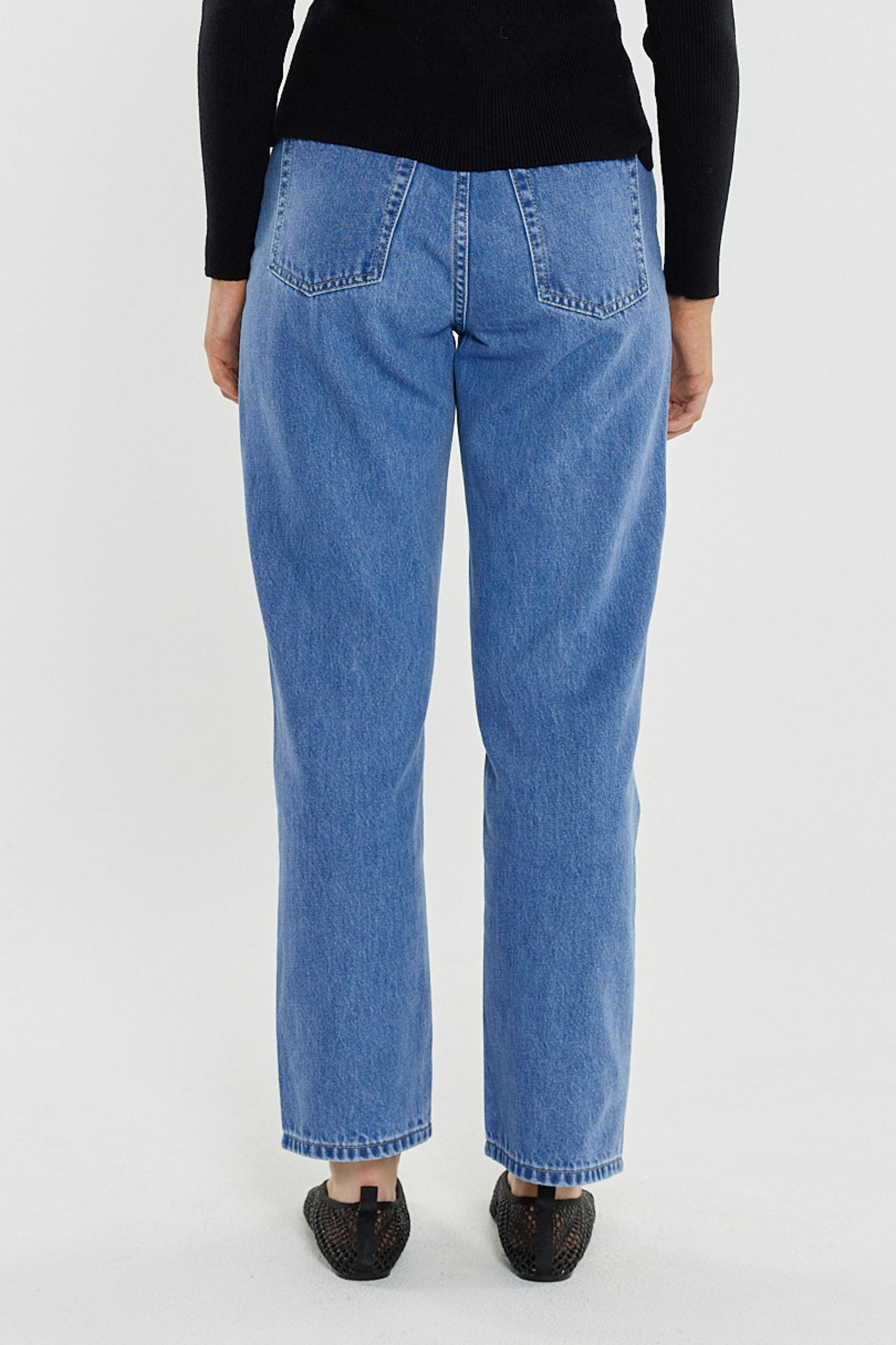 Sass Clothing Kalani Straight Leg Jean (Classic Blue)