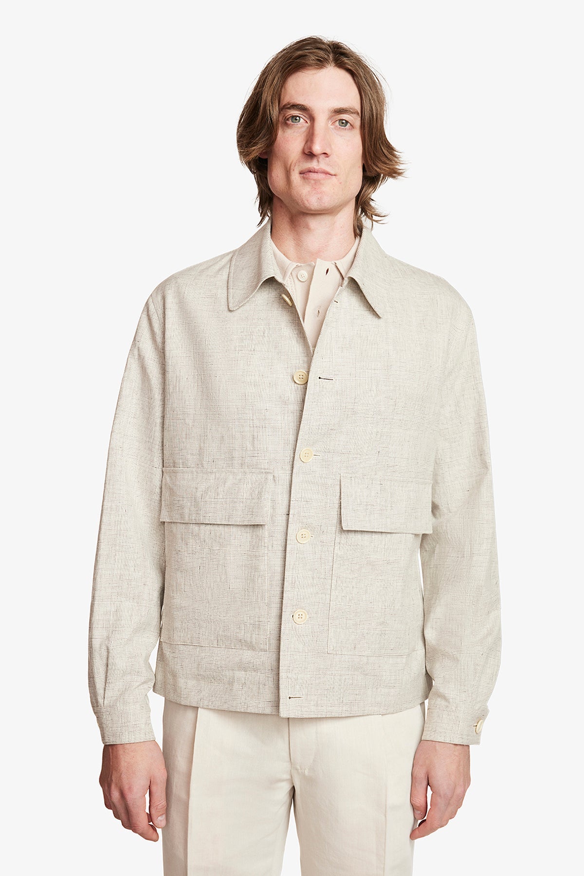 Image of Coats & Jackets. Product name - Bari Stone in Stone colour by brand - Anthony Squires