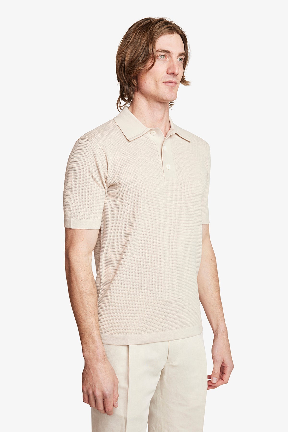 Anthony Squires Evan Polo Shirt (Beige)