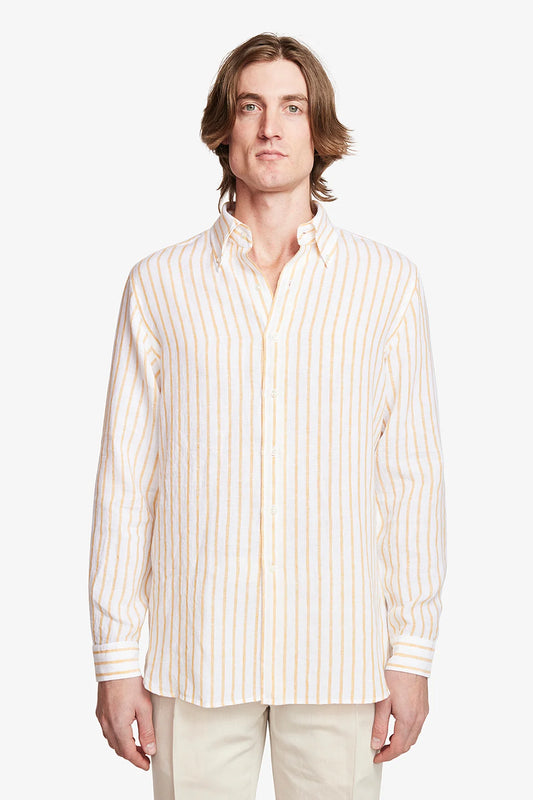 Image of Shirts. Product name - Max Yellow in Yellow colour by brand - Anthony Squires