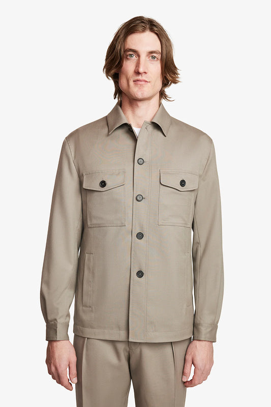 Image of Coats & Jackets. Product name - Saunder Beige in Beige colour by brand - Anthony Squires