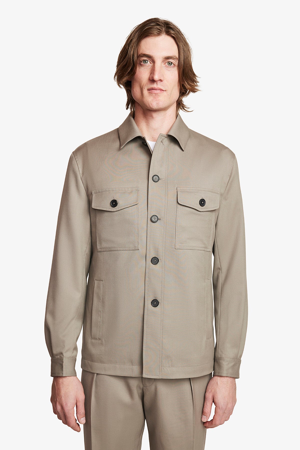 Image of Coats & Jackets. Product name - Saunder Beige in Beige colour by brand - Anthony Squires