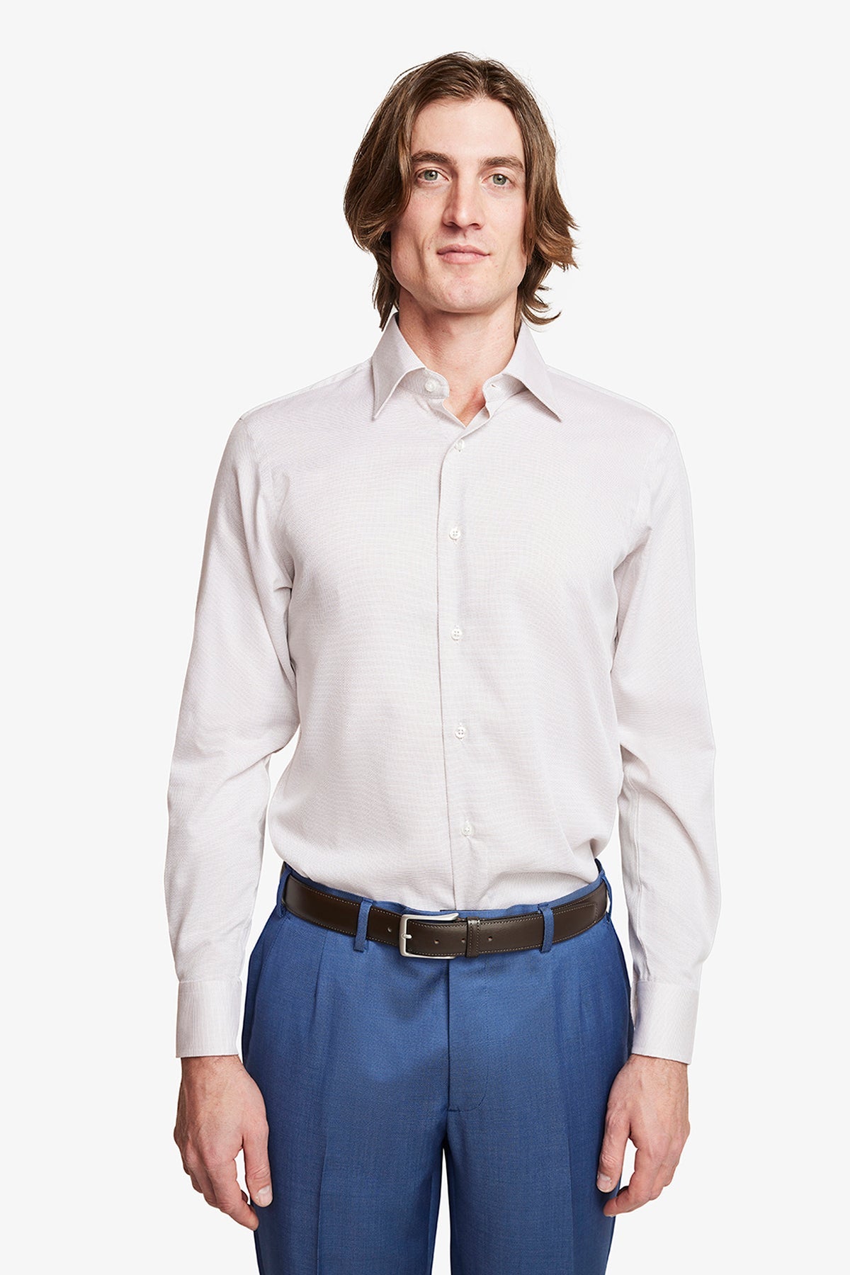 Image of Shirts. Product name - Norris Beige in Beige colour by brand - Anthony Squires
