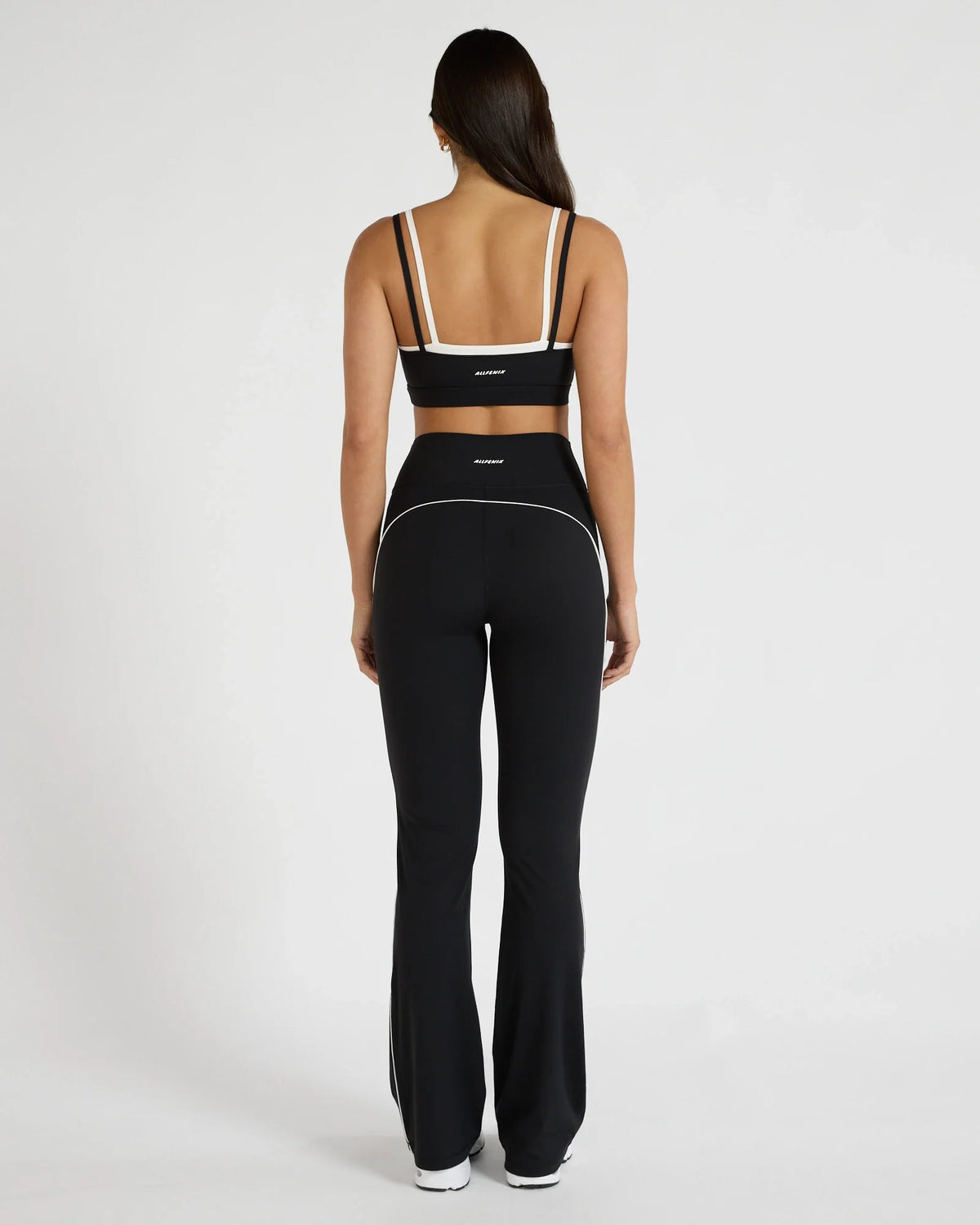 ALLFENIX CloudCore Double Layer Contrast Sports Bra (Black)