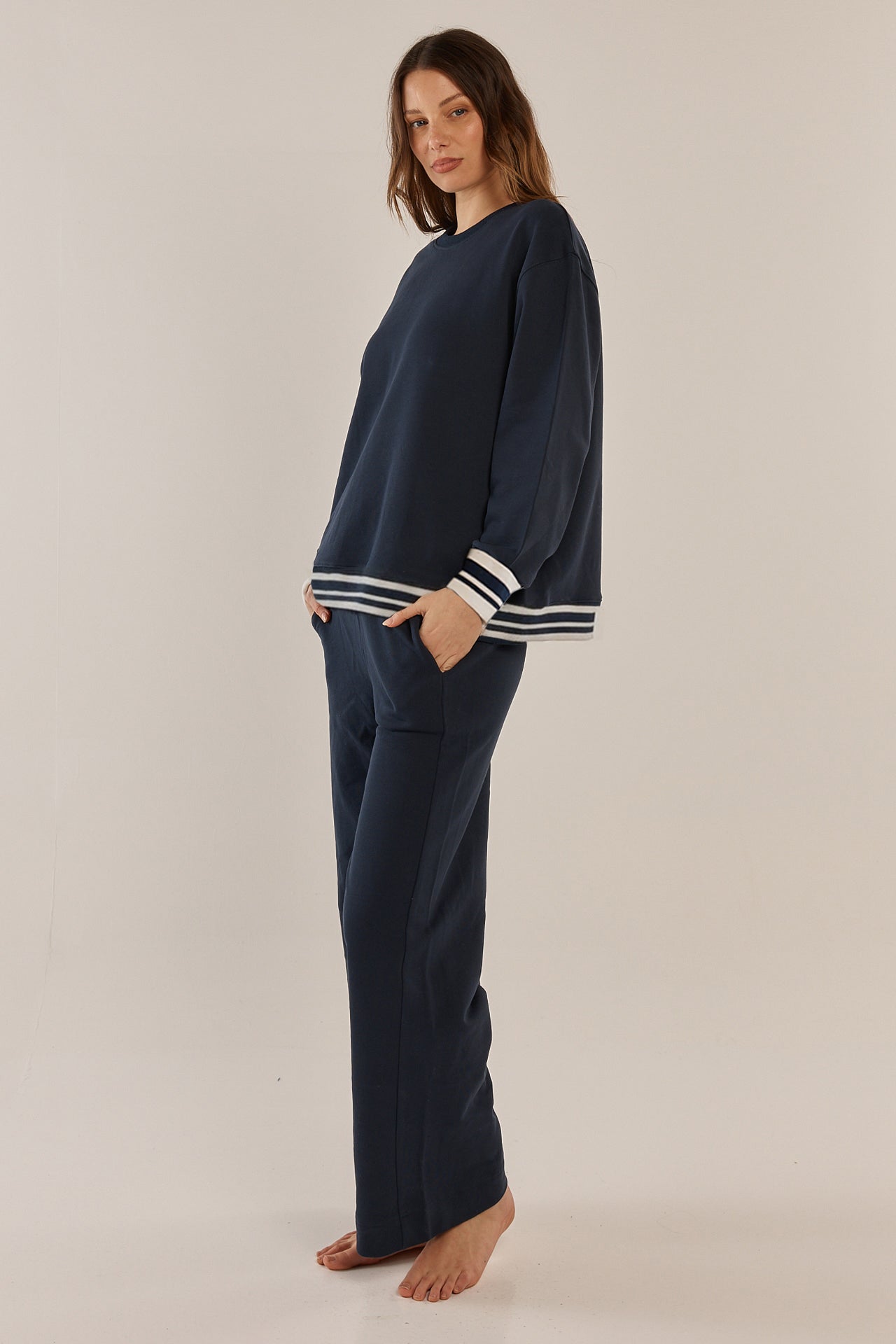 Betty Basics Stazie Sweatshirt (Navy)