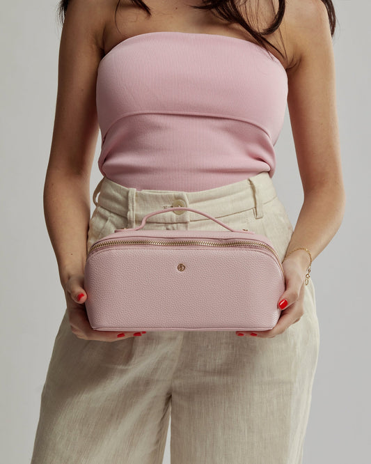 Image of Bags. Productname: Colette Fondant Fold Out Cosmetic Case in Fondant colour by brand - Colette