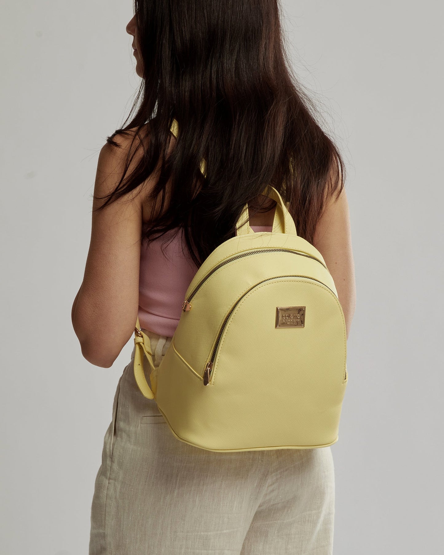 Image of Backpacks. Productname: Colette Butter Bridget Backpack in Butter colour by brand - Colette