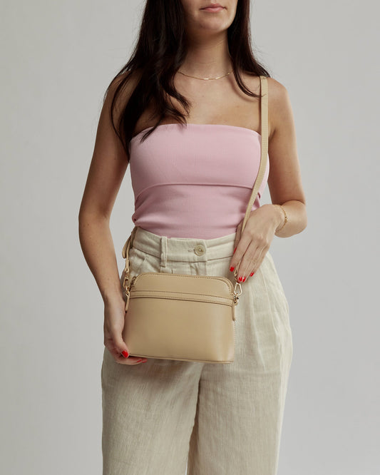 Image of Bags. Productname: Colette Natural Karen Crossbody in Natural colour by brand - Colette