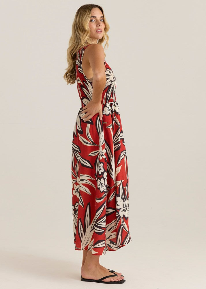 Sass Clothing Anella Tank Dress (Asperula Floral)