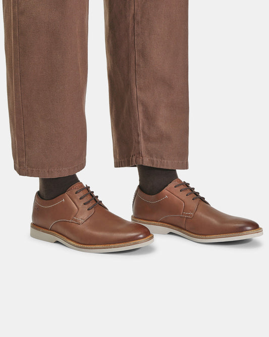 Atticus Ltlace Dark Tan Leather