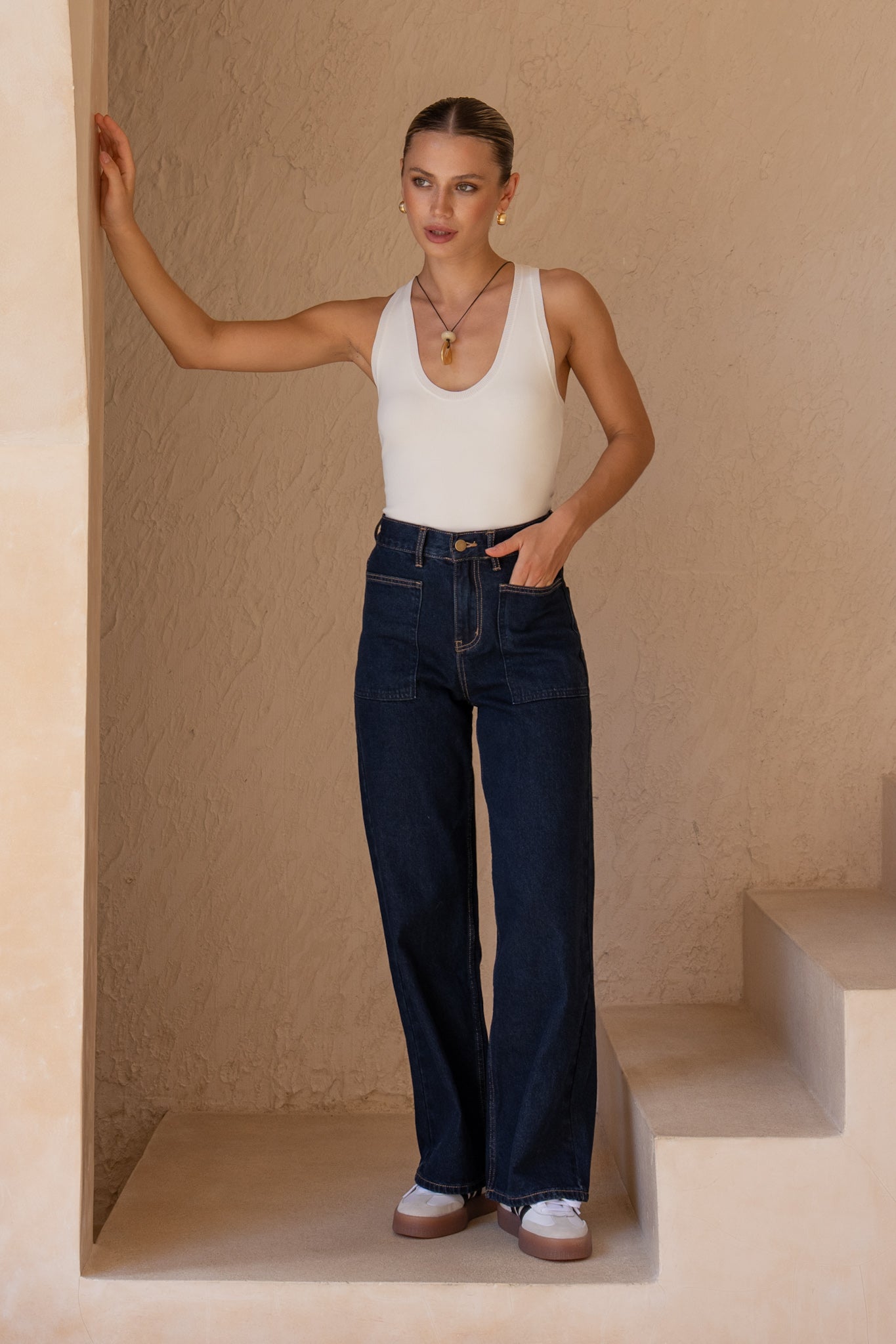 HEYCHIC Kova Denim Jeans (Blue)