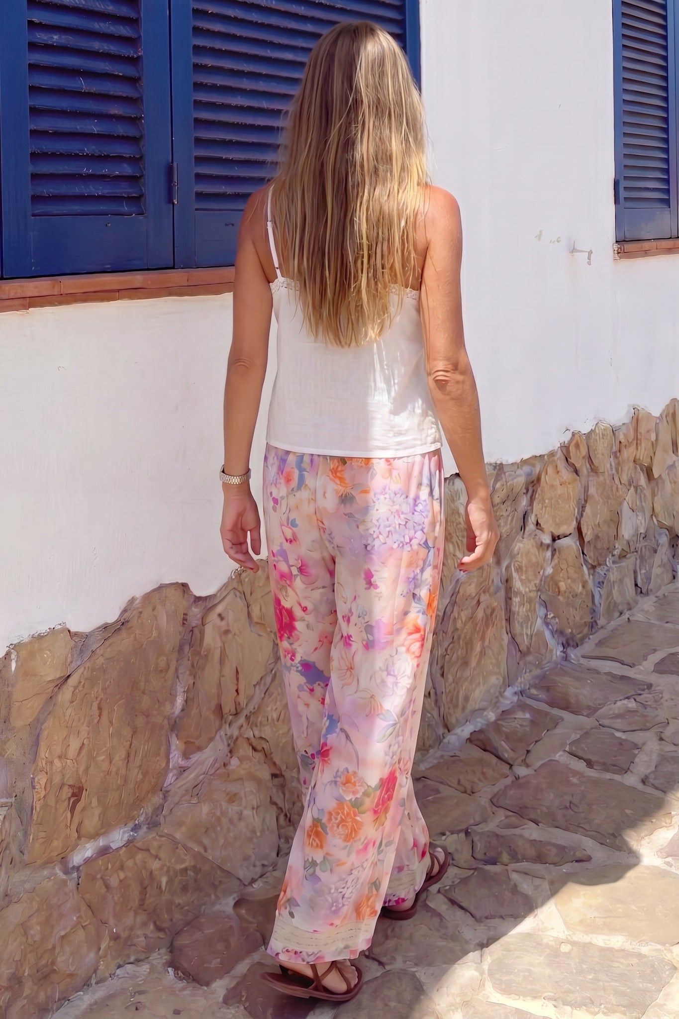 HEYCHIC Elani Pink Pants (Floral)