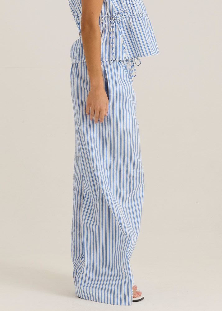 Sass Clothing Aziza Pant Blue/White Stripe (Blue/ White Stripe)