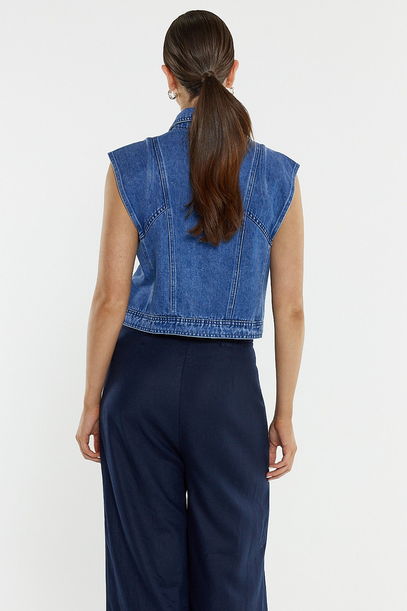 Sass Clothing Beth Tailored Pant (Navy)