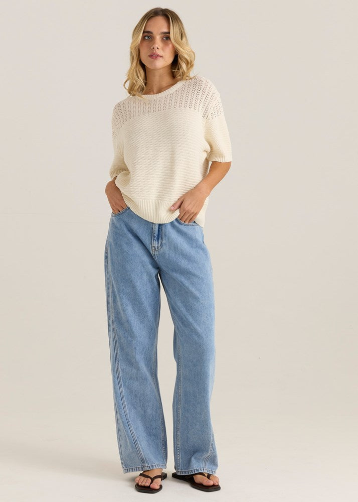 Sass Clothing Cherri Tee (Cream)