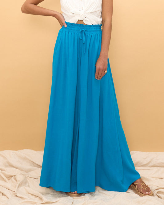 HEYCHIC Sol Wide Leg Pants (Blue)
