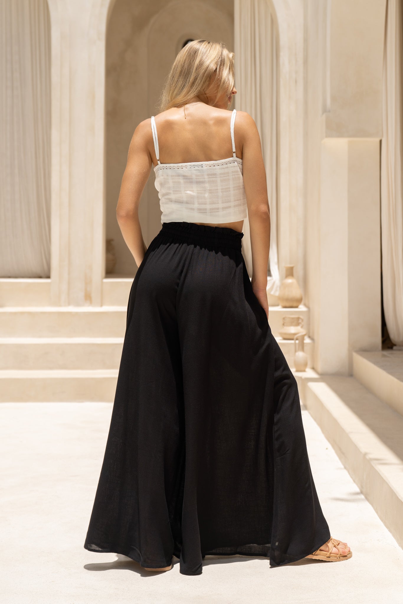 Heychic Sol Wide Leg Pants (Black)