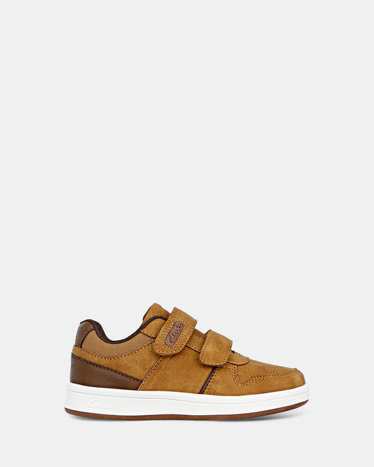 Image of Sneakers. Productname: Dune Junior Tan in Tan colour by brand - Clarks