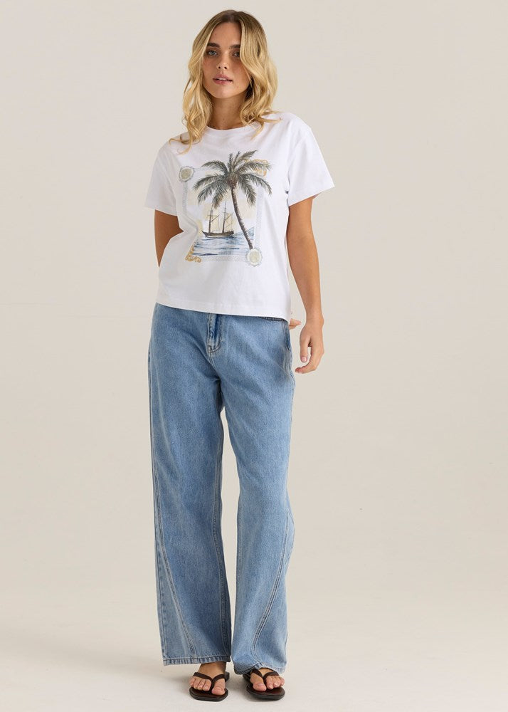 Sass Clothing Ray Tee (Sea Palm)