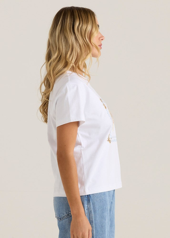 Sass Clothing Ray Tee (Seahorse)
