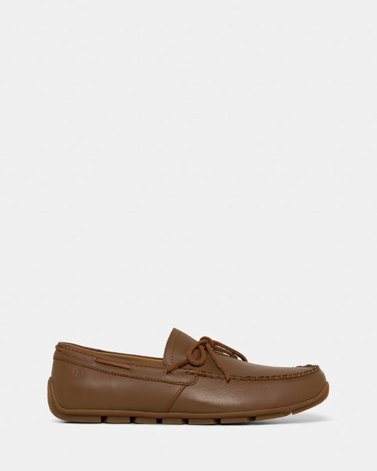 Image of Footwear. Productname: Somoc Boat Dark Brown Leather in Dark Brown Leather colour by brand - Clarks
