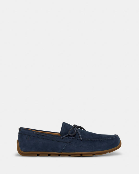 Image of Footwear. Productname: Somoc Boat Navy Suede in Navy Suede colour by brand - Clarks